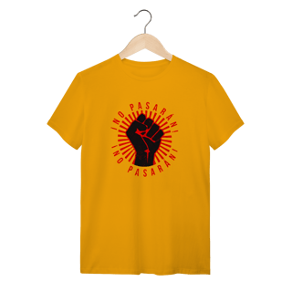 Nome do produto Camiseta ¡No Pasarán!: Luta e Resistência - VOZ ATIVA | Algodão 100% (Quality)