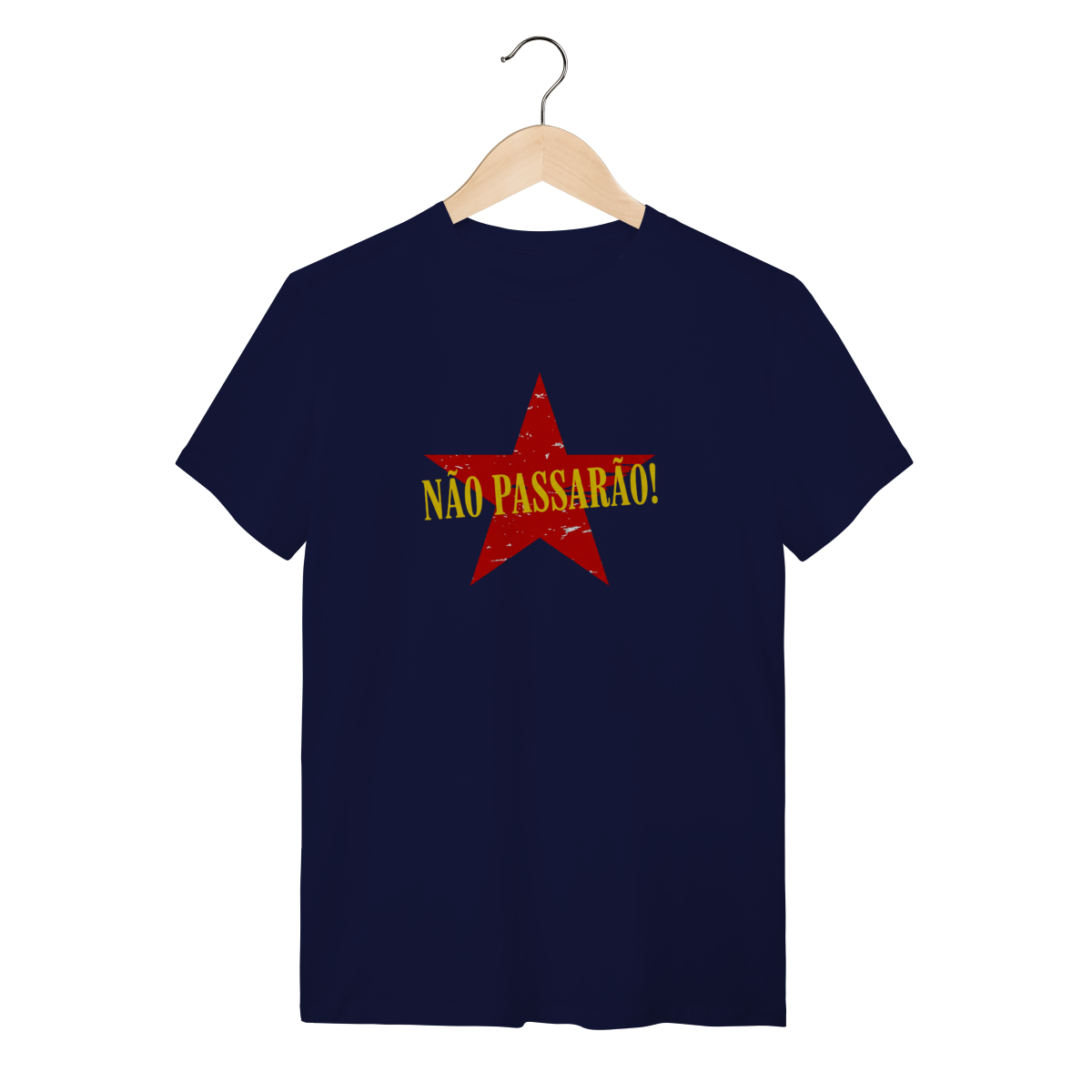 Camiseta Não Passarão: Luta e Resistência - VOZ ATIVA | Algodão 100% (Quality)