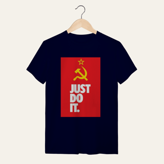 Nome do produto Camiseta Socialismo Just Do It: Ação Popular - VOZ ATIVA | Algodão 100% (Quality)