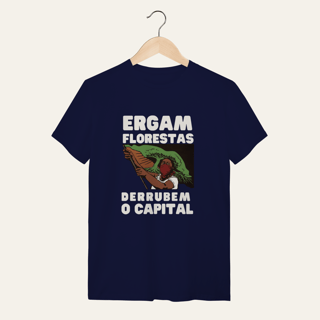 Nome do produto Camiseta Ergam Florestas: Terra e Natureza - VOZ ATIVA | Algodão 100% (Quality)