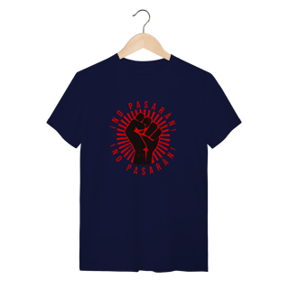 Nome do produto Camiseta ¡No Pasarán!: Luta e Resistência - VOZ ATIVA | Algodão 100% (Quality)