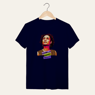 Nome do produto Camiseta Marielle Presente - Voz Ativa | Algodão 100% (Quality)