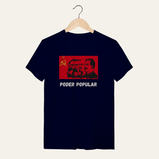 Nome do produto Camiseta Poder Popular: Teoria e Prática - Voz Ativa | Algodão 100% (Quality)