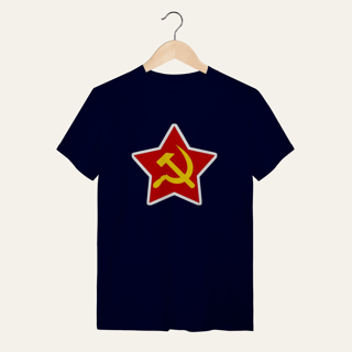 Nome do produto Camiseta Estrela Soberana: Unidade e Trabalho - VOZ ATIVA | Algodão 100% (Quality)