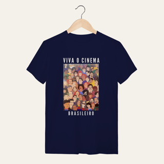 Nome do produto Camiseta Viva o Cinema Brasileiro: Galeria de Ícones - VOZ ATIVA | Algodão 100% (Quality)
