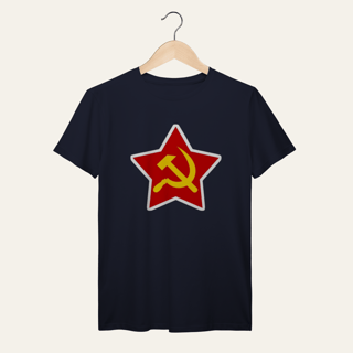 Nome do produto Camiseta Estrela Soberana: Unidade e Trabalho - VOZ ATIVA | Algodão 100% (Prime-Premium)