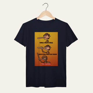 Nome do produto Camiseta Mentira e Fascismo - VOZ ATIVA | Algodão 100% (Prime-Premium)
