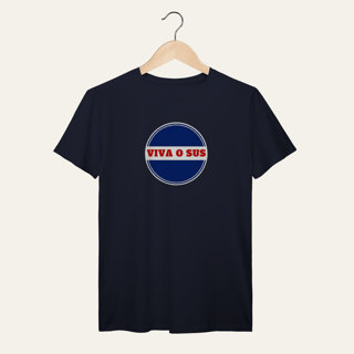 Nome do produto Camiseta Viva o SUS: Saúde é Direito - VOZ ATIVA | Algodão 100% (Prime-Premium)