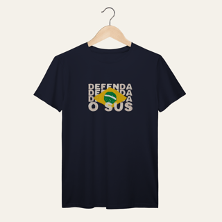 Nome do produto Camiseta Defenda o SUS: Soberania e Saúde - VOZ ATIVA | Algodão 100% (Prime-Premium)