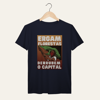 Nome do produto Camiseta Ergam Florestas: Terra e Natureza - VOZ ATIVA | Algodão 100% (Prime-Premium)