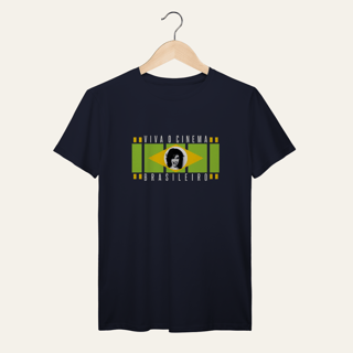 Nome do produto Camiseta Viva o Cinema Brasileiro: Arte e Cinema - VOZ ATIVA | Algodão 100% (Prime-Premium)