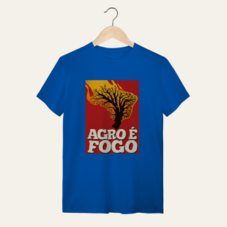 Nome do produto Camiseta Agro é Fogo: Terra e Natureza - VOZ ATIVA | Algodão 100% (Quality)