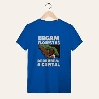 Nome do produto Camiseta Ergam Florestas: Terra e Natureza - VOZ ATIVA | Algodão 100% (Quality)