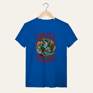 Nome do produto Camiseta Abolir o Capitalismo: Terra e Natureza - VOZ ATIVA | Algodão 100% (Quality)