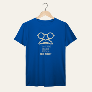 Nome do produto Camiseta Paulo Freire: O Saber que Liberta - Voz Ativa | Algodão 100% (Prime-Premium)