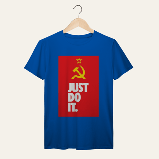 Nome do produto Camiseta Socialismo Just Do It: Ação Popular - VOZ ATIVA | Algodão 100% (Prime-Premium)