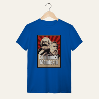 Nome do produto Camiseta Manifesto Comunista: Teoria e Luta - VOZ ATIVA | Algodão 100% (Quality)