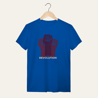 Nome do produto Camiseta Revolution: União e Resistência - VOZ ATIVA | Algodão 100% (Quality)