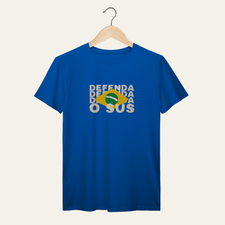 Nome do produto Camiseta Defenda o SUS: Soberania e Saúde - VOZ ATIVA | Algodão 100% (Prime-Premium)