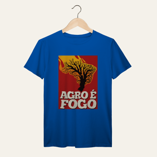 Nome do produto Camiseta Agro é Fogo: Terra e Natureza - VOZ ATIVA | Algodão 100% (Prime-Premium)