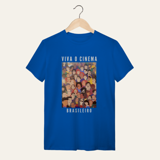 Nome do produto Camiseta Viva o Cinema Brasileiro: Galeria de Ícones - VOZ ATIVA | Algodão 100% (Quality)