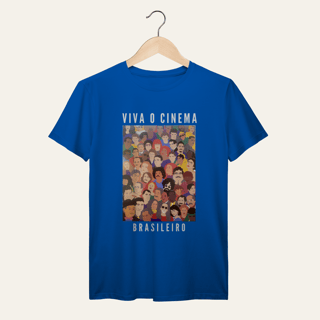 Nome do produto Camiseta Viva o Cinema Brasileiro: Galeria de Ícones - VOZ ATIVA | Algodão 100% (Prime-Premium)