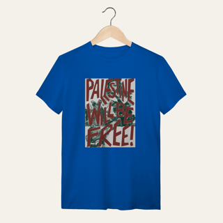 Nome do produto Camiseta Palestine Will Be Free: Luta e Resistência - VOZ ATIVA | Algodão 100% (Quality)