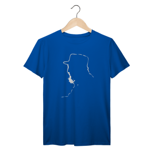 Nome do produto Camiseta Fidel Castro Silhueta: Heróis do Povo - VOZ ATIVA | Algodão 100% (Prime-Premium)