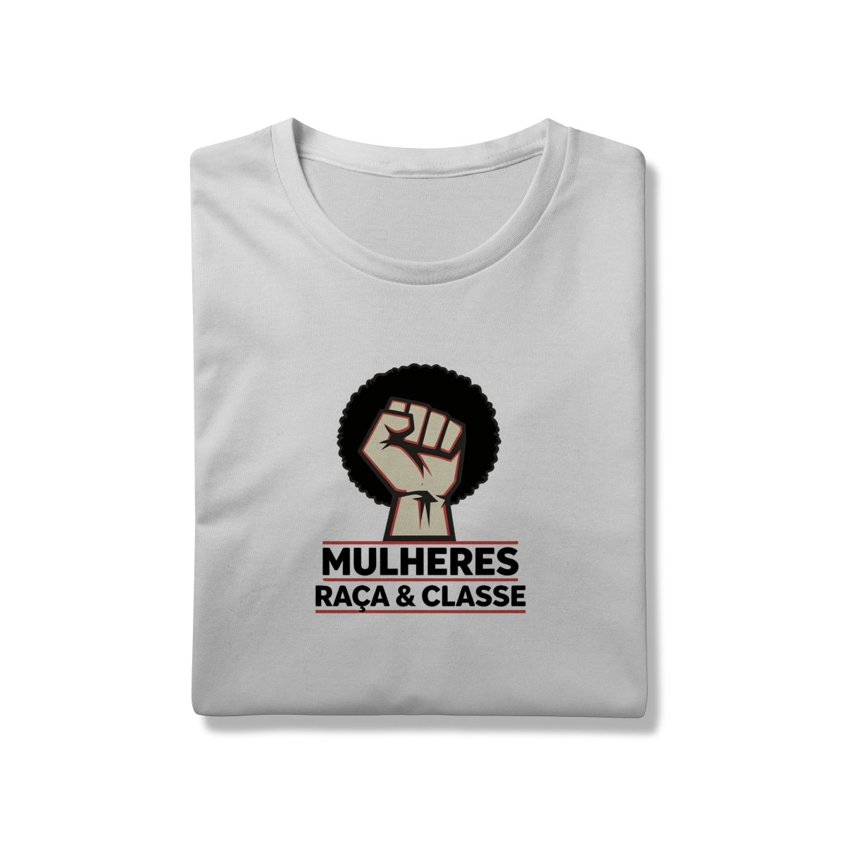 Nome do produto: Camiseta Angela Davis: Raça e Classe - Voz Ativa | Algodão 100% (Prime-Premium)