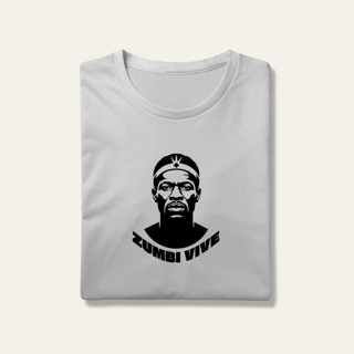 Camiseta Zumbi dos Palmares Vive - Voz Ativa | Algodão 100% (Prime-Premium)