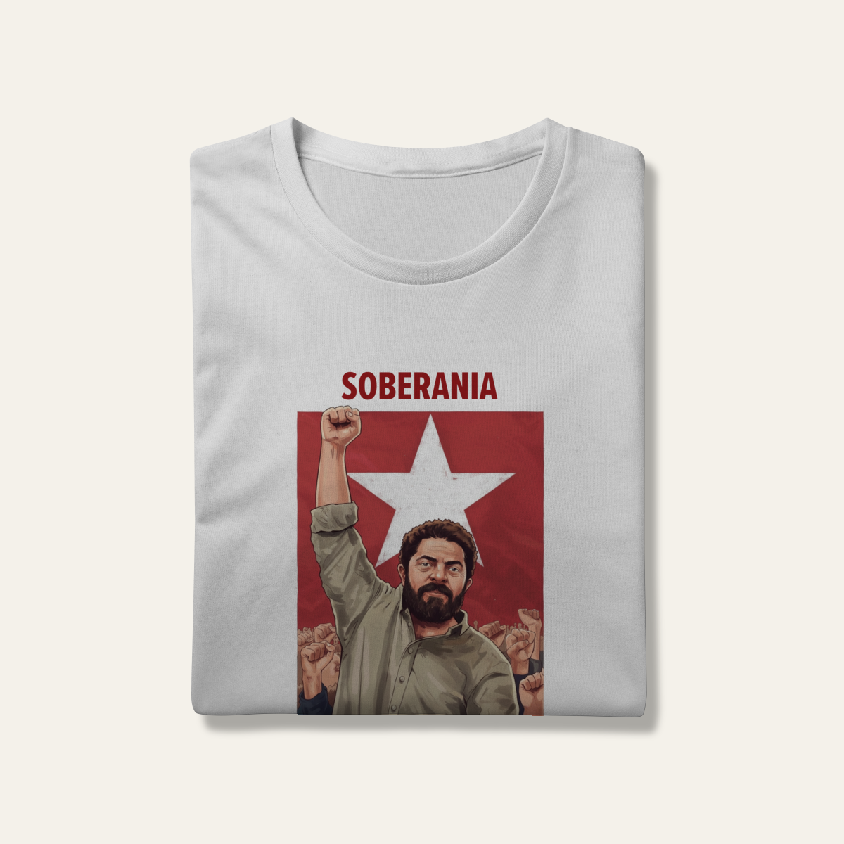 Nome do produto: Camiseta Lula: A Voz do Povo - Voz Ativa | Algodão 100% (Prime-Premium)