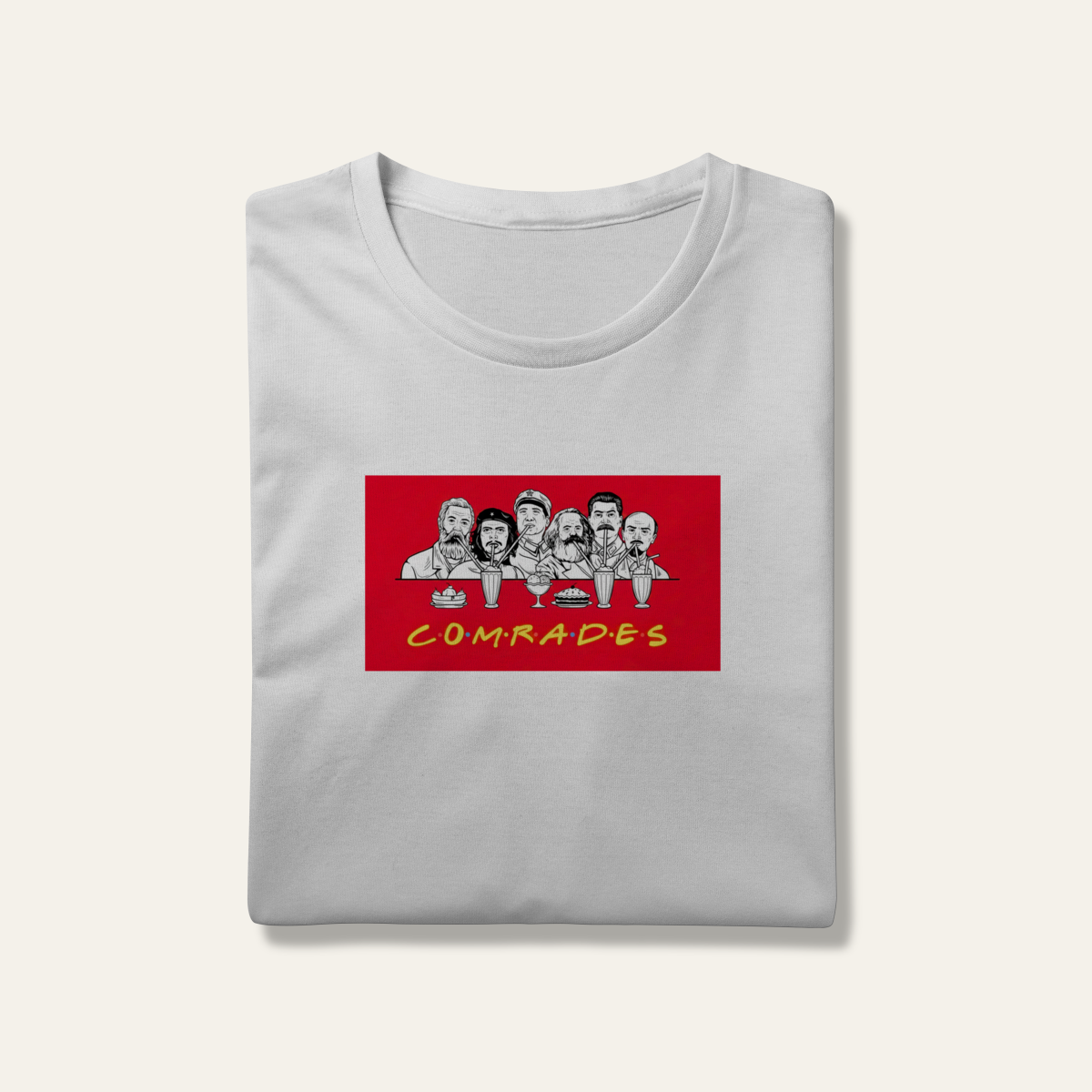 Camiseta Comrades: Unidade e História - Voz Ativa | Algodão 100% (Prime-Premium)