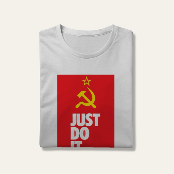 Camiseta Socialismo Just Do It: Ação Popular - VOZ ATIVA | Algodão 100% (Prime-Premium)