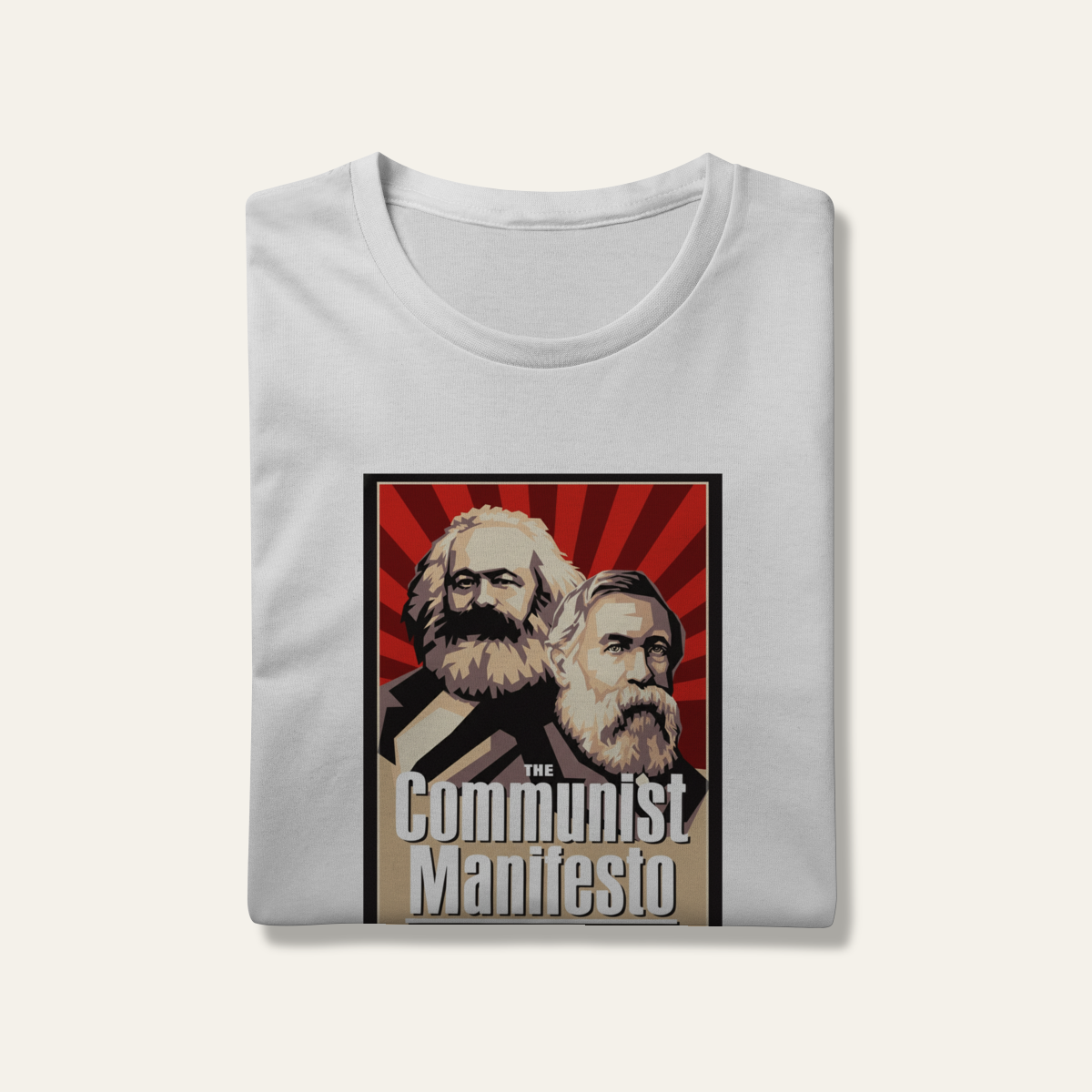 Camiseta Manifesto Comunista: Teoria e Luta - VOZ ATIVA | Algodão 100% (Prime-Premium)