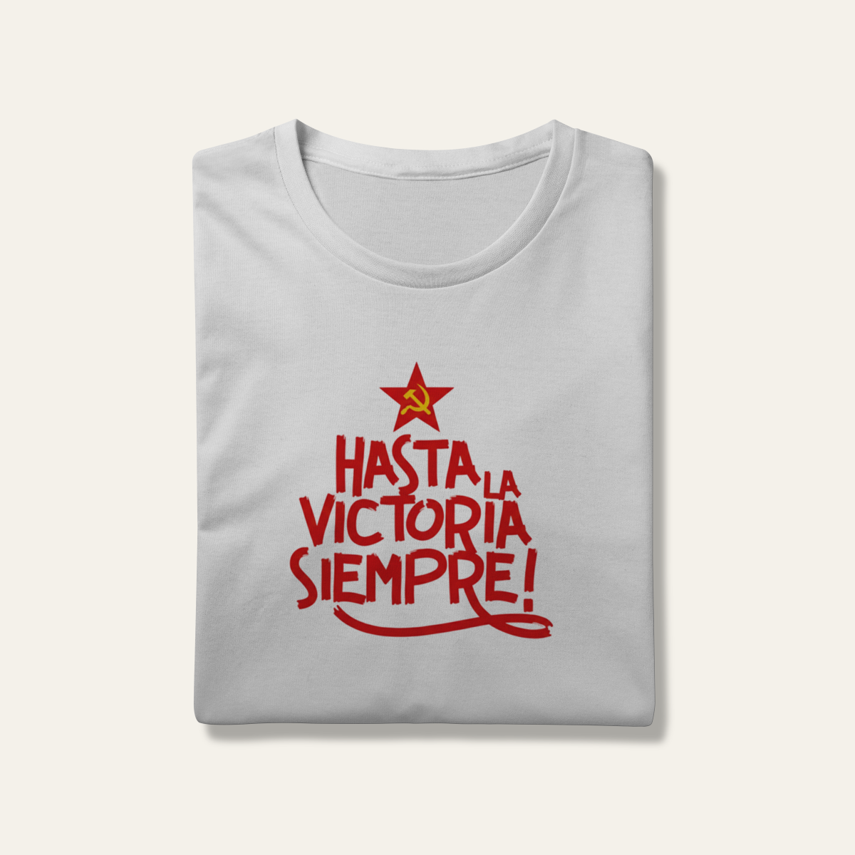 Nome do produto: Camiseta Hasta la Victoria Siempre - VOZ ATIVA | Algodão 100% (Prime-Premium)