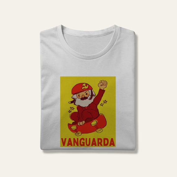 Camiseta Marx Skatista: Vanguarda - VOZ ATIVA | Algodão 100% (Prime-Premium)