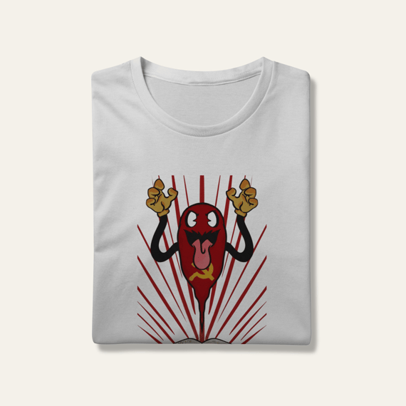 Camiseta Fantasma do Comunismo - VOZ ATIVA | Algodão 100% (Prime-Premium)