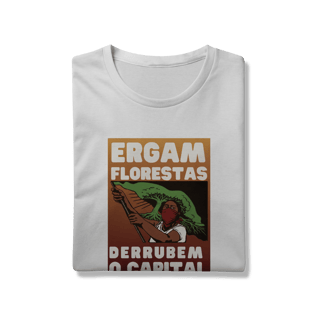 Camiseta Ergam Florestas: Terra e Natureza - VOZ ATIVA | Algodão 100% (Prime-Premium)