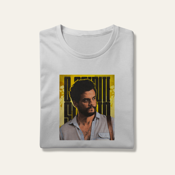Camiseta O Agente Secreto: Wagner Moura - Arte e Cinema | Algodão 100% (Prime-Premium)