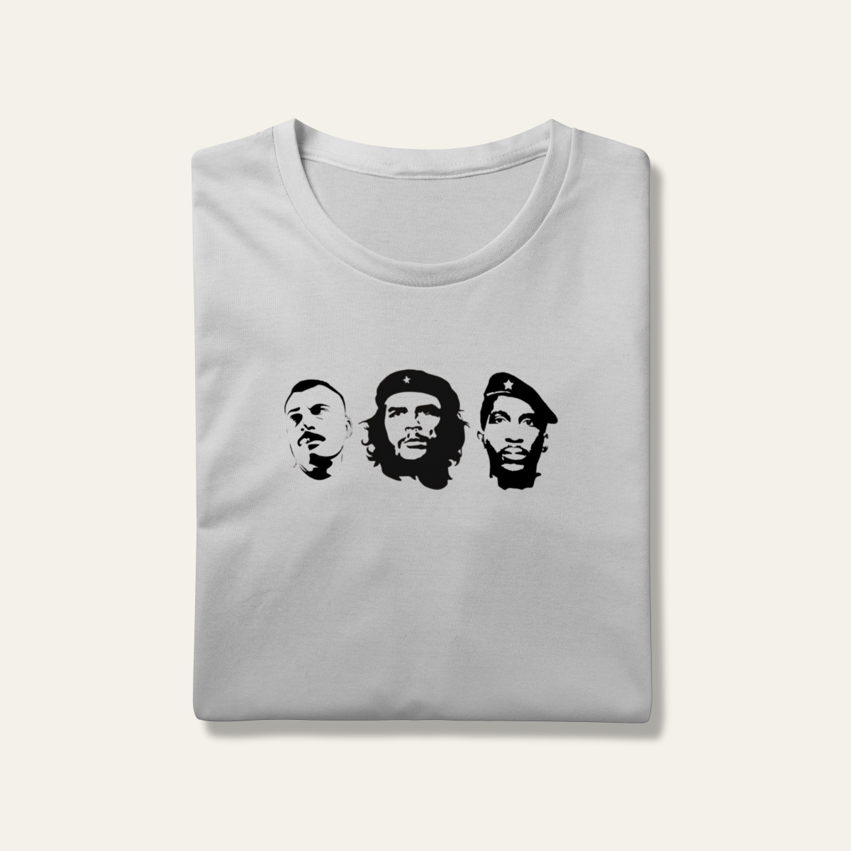 Nome do produto: Camiseta Trindade Revolucionária: Heróis do Povo - VOZ ATIVA | Algodão 100% (Prime-Premium)