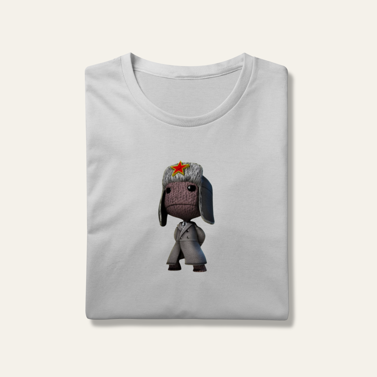 Nome do produto: Camiseta Sackboy Revolucionário: Sátira Ativa - VOZ ATIVA | Algodão 100% (Prime-Premium)