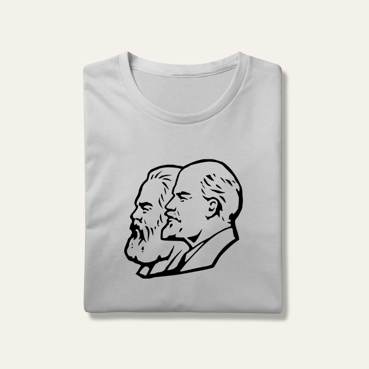 Nome do produto: Camiseta Marx, Engels e Lenin: Socialismo no Mundo - VOZ ATIVA | Algodão 100% (Prime-Premium)