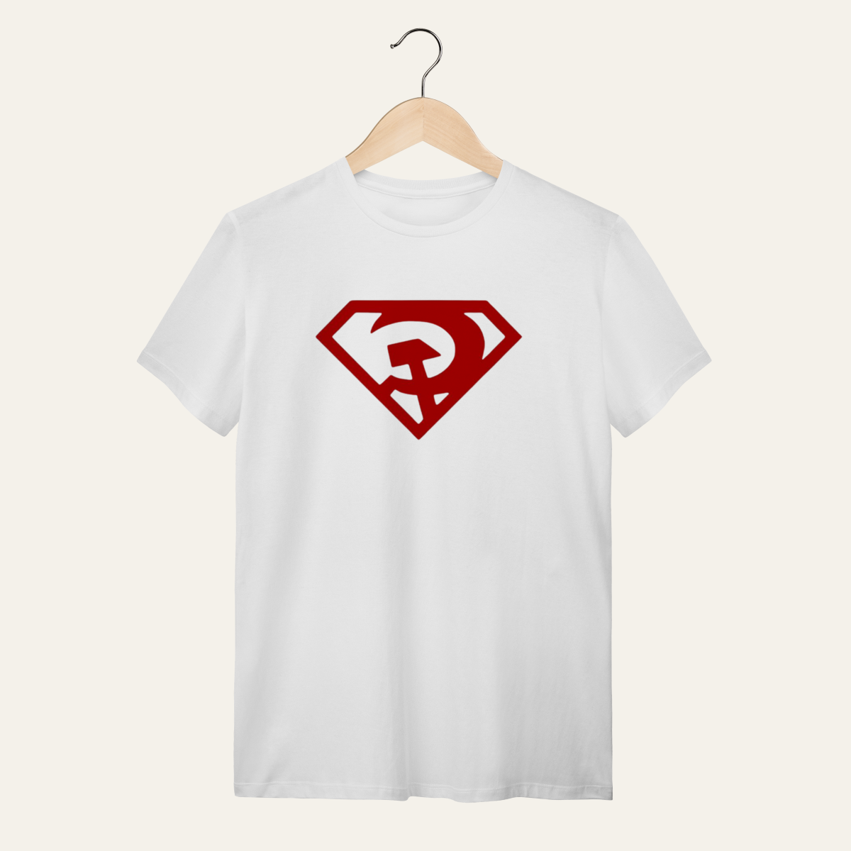 Nome do produto: Camiseta Super-Homem Revolucionário: Sátira Ativa - VOZ ATIVA | Algodão 100% (Quality)