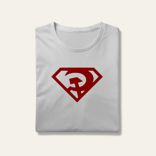 Camiseta Super-Homem Revolucionário: Sátira Ativa - VOZ ATIVA | Algodão 100% (Prime-Premium)