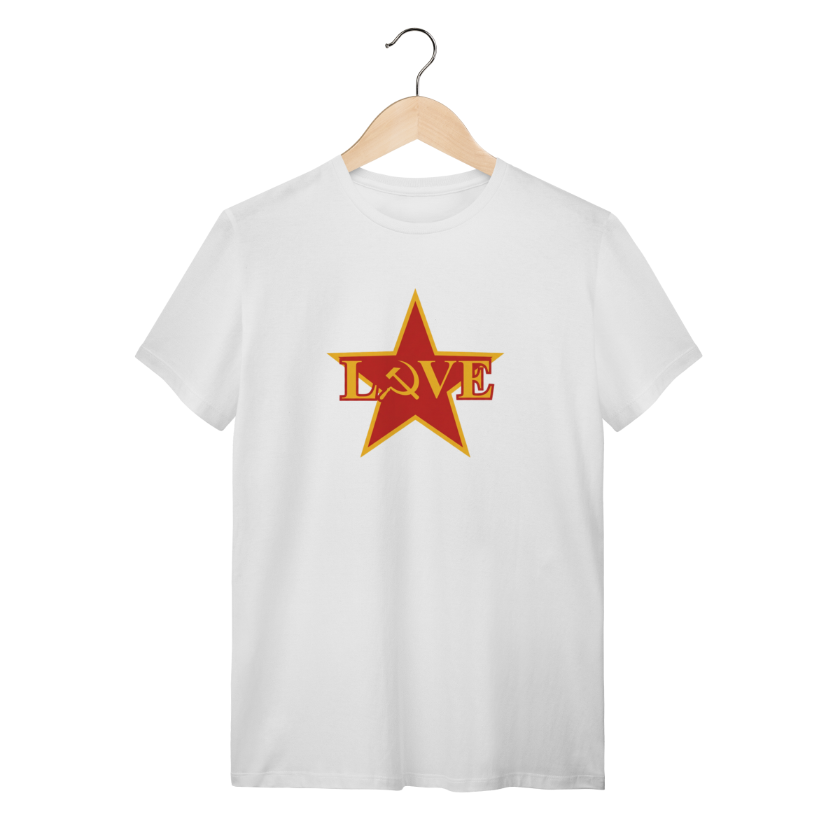 Camiseta Love Soviético: Socialismo no Mundo - VOZ ATIVA | Algodão 100% (Quality)