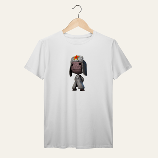 Nome do produto Camiseta Sackboy Revolucionário: Sátira Ativa - VOZ ATIVA | Algodão 100% (Prime-Premium)