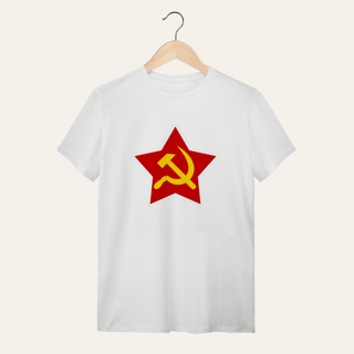 Nome do produto Camiseta Estrela Soberana: Unidade e Trabalho - VOZ ATIVA | Algodão 100% (Quality)