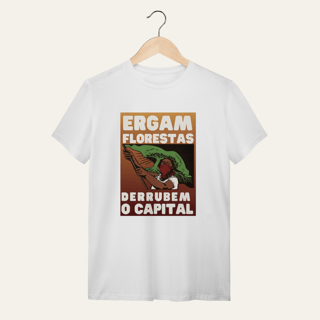 Nome do produto Camiseta Ergam Florestas: Terra e Natureza - VOZ ATIVA | Algodão 100% (Quality)
