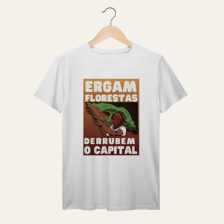 Nome do produto Camiseta Ergam Florestas: Terra e Natureza - VOZ ATIVA | Algodão 100% (Prime-Premium)