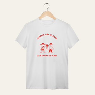 Nome do produto Camiseta Cinema Brasileiro Gostoso Demais: Arte e Cinema - VOZ ATIVA | Algodão 100% (Quality)